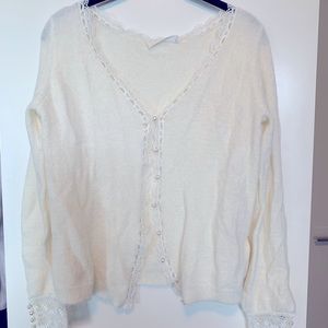 Sezane v-neck cardigan - size S